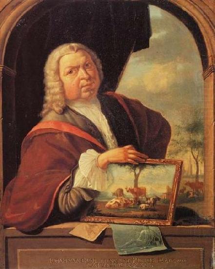 Self portrait, Jan van Gool